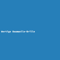 Wertige Baumwolle-Brille