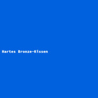 Hartes Bronze-Kissen