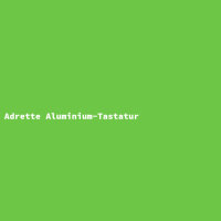 Adrette Aluminium-Tastatur