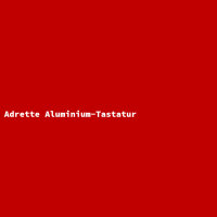 Adrette Aluminium-Tastatur